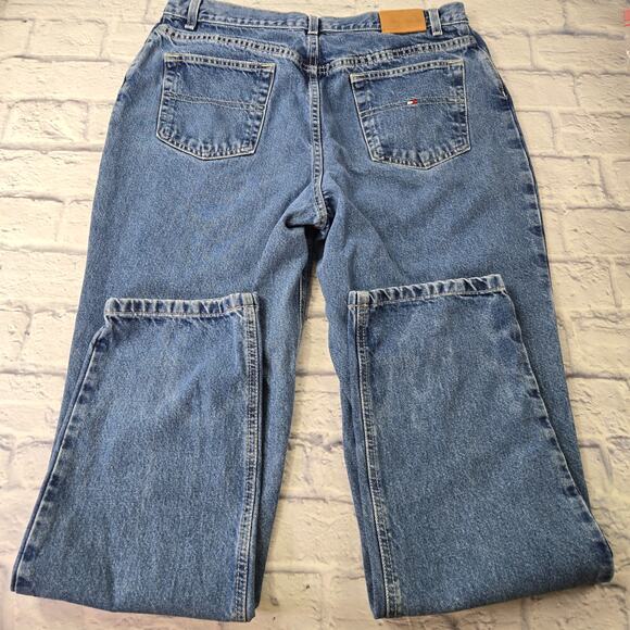 Vintage 2002 Tommy Hilfiger Women's Tapered Jeans size 16 - Picture 4 of 16